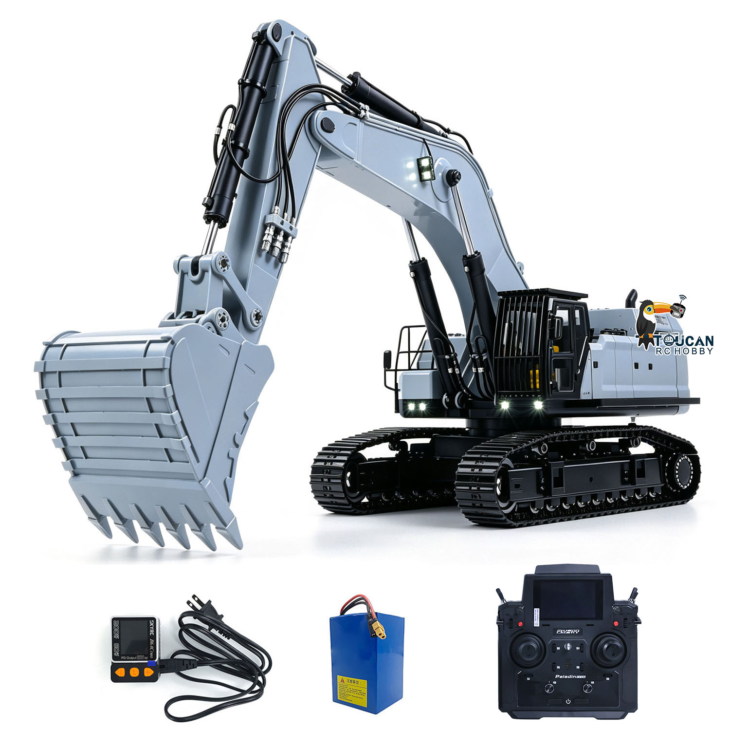 Rc Hobby Excavator - Escavadeira Pesada Hidráulica RC 1/12395F de