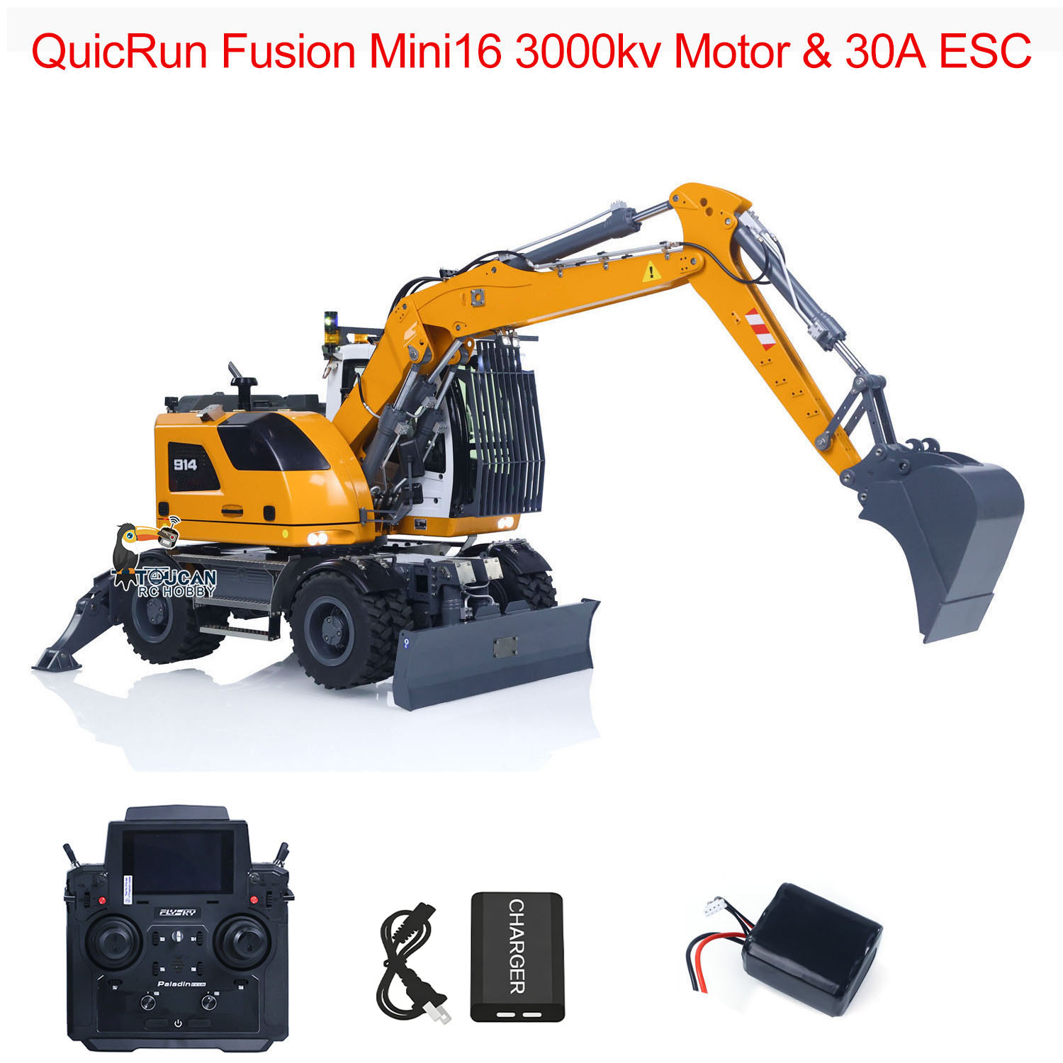 Rc Hobby Excavator - Rtr 1/14 rc escavadeira hidráulica lr914