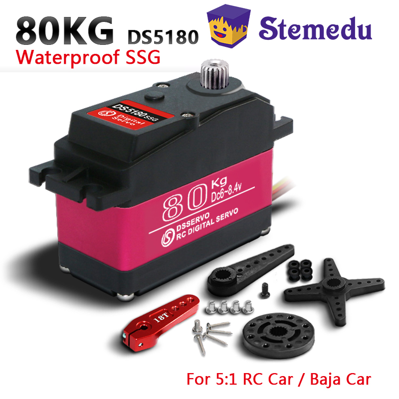 Rc Hobby Car - Dsservo à prova d'água ds5180 80kg