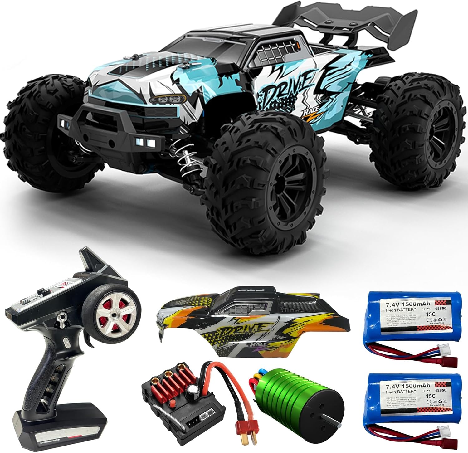 Caminhão Monstro RC Brushless  - Rc Hobby Grade Monster Truck avaliação e preço