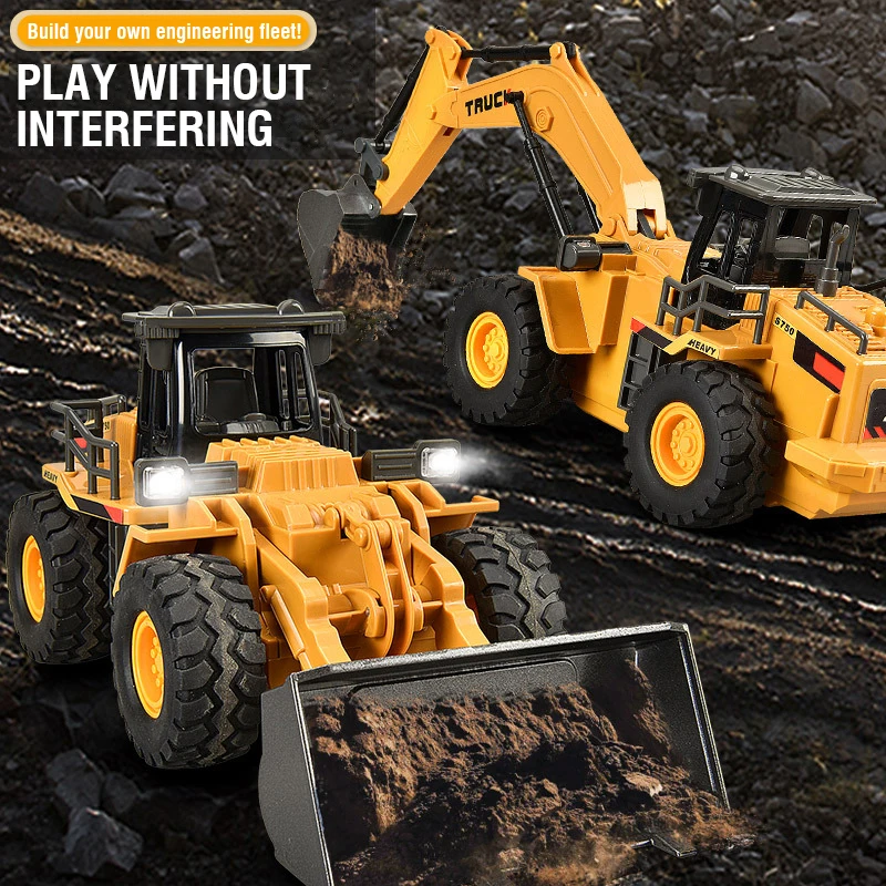 2.4g liga de controle remoto e - Rc Hobby Excavator avaliação e preço