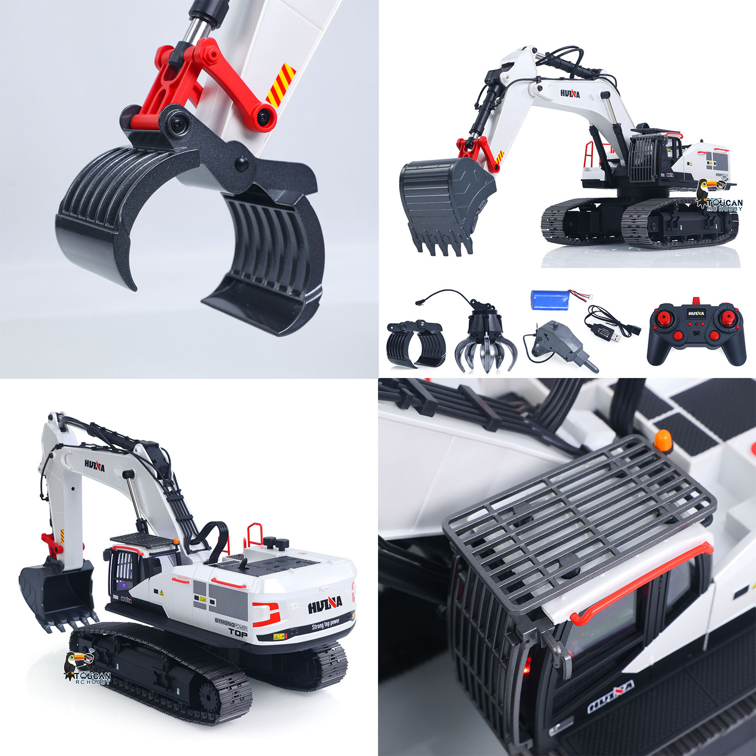 Escavadeira rc 1/14 huina meta - Rc Hobby Excavator avaliação e preço