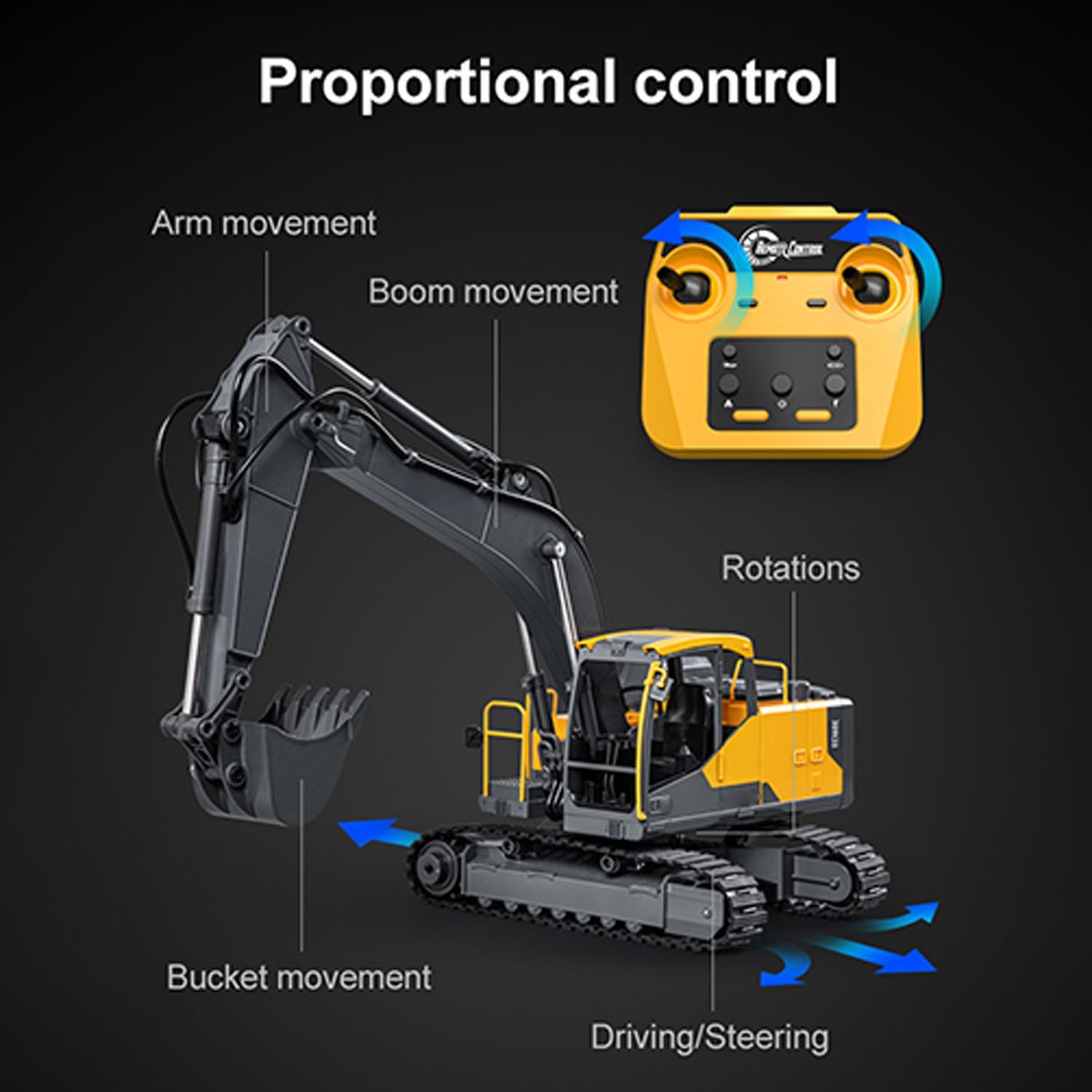 1/16 DoubleE E598 003 Escavade - Rc Hobby Excavator avaliação e preço
