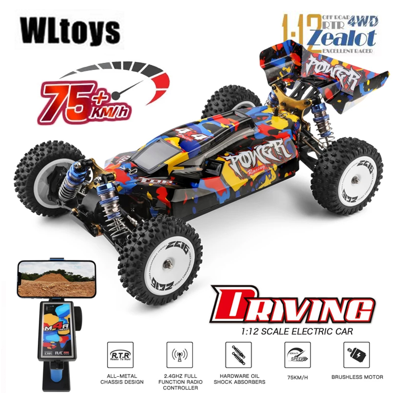 WLtoys 124017 124007   75 km/h - Rc Hobby Drift Car avaliação e preço