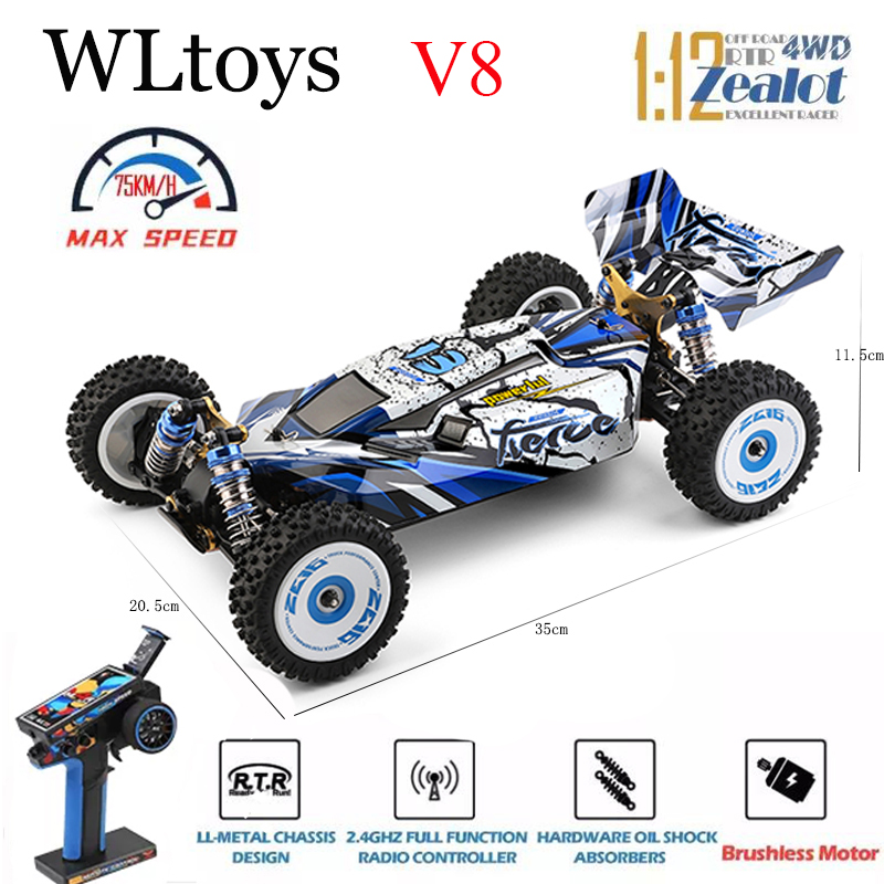 WLtoys 124017 124007   75 km/h - Rc Hobby Drift Car avaliação e preço