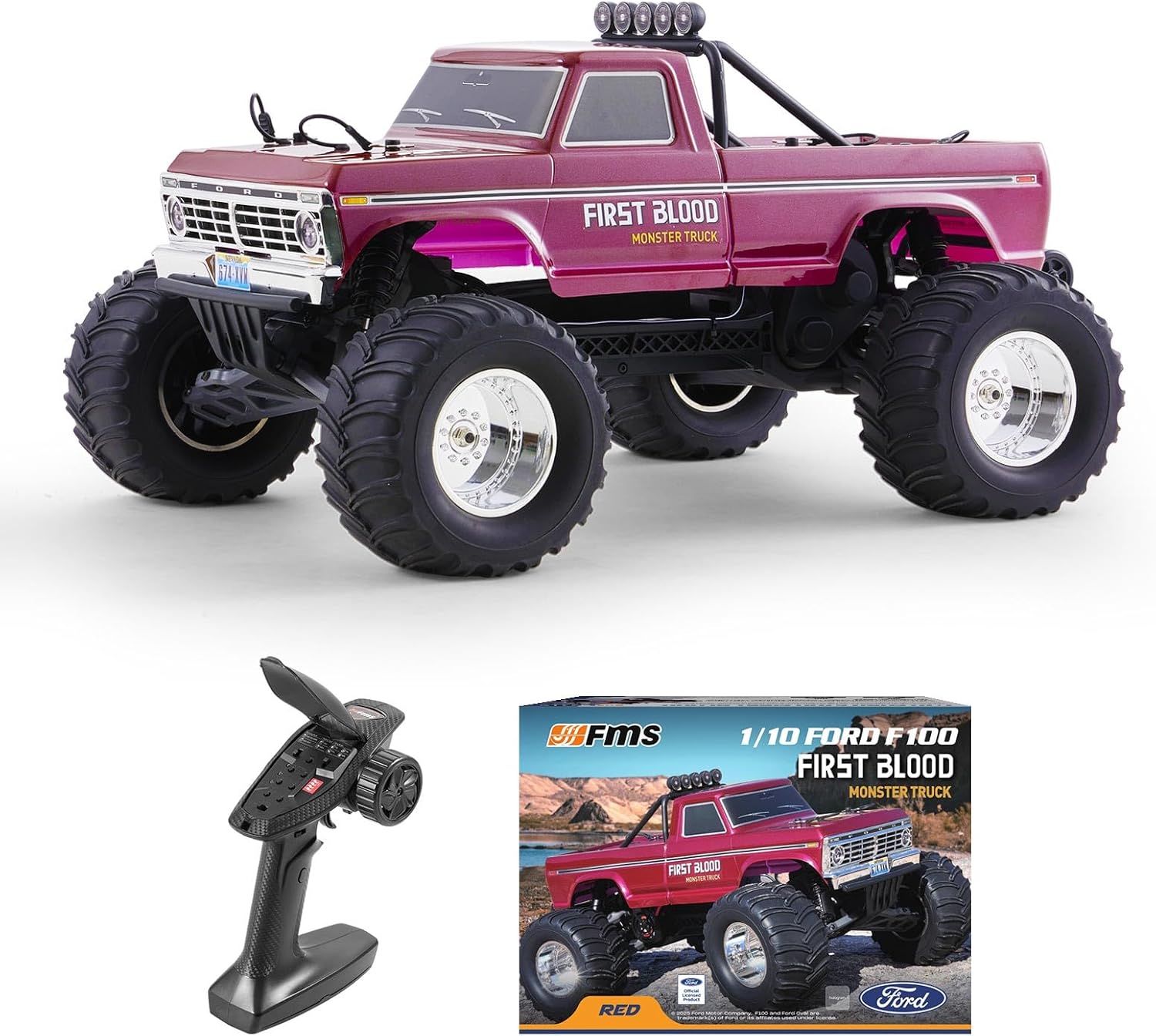 Caminhão Monstro RC Ford F-100 - Rc Hobby Grade Monster Truck avaliação e preço