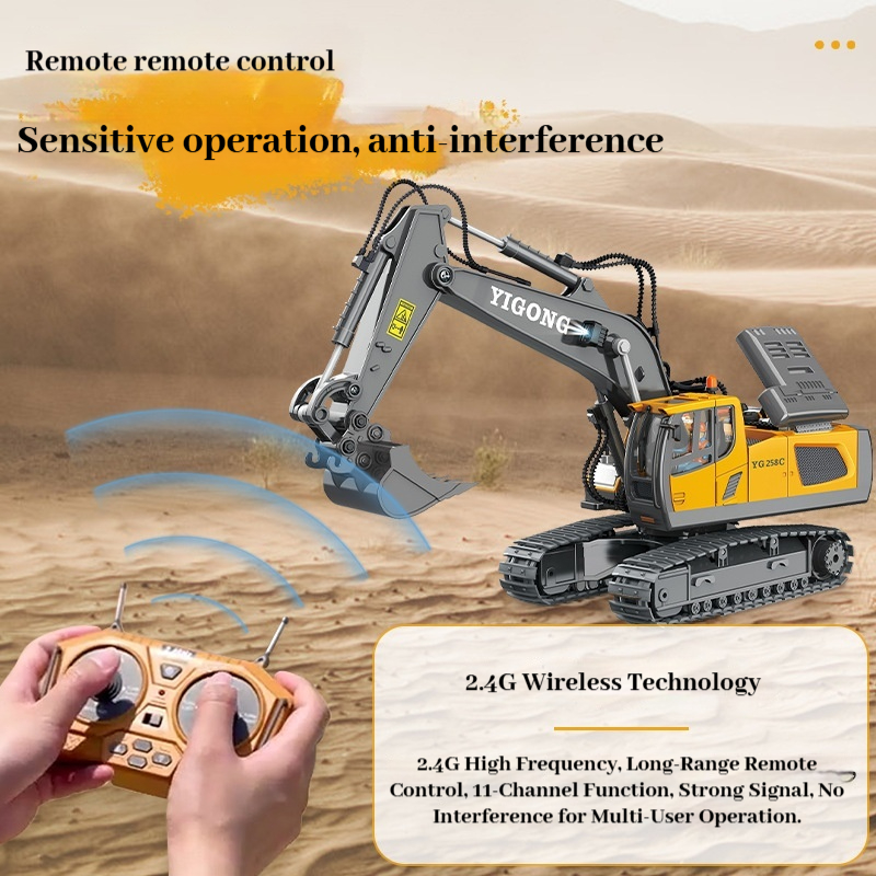 YIGONG Veículo de Engenharia d - Rc Hobby Excavator avaliação e preço