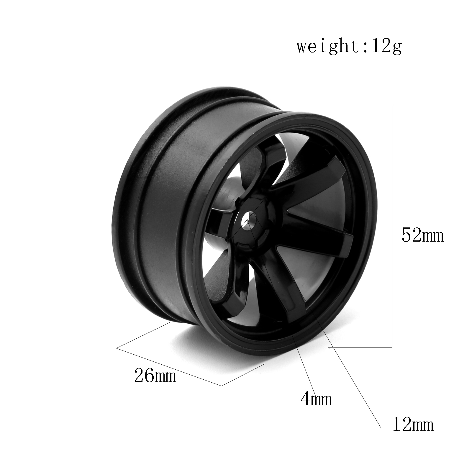 4 pçs cubo de roda de plástico - Rc Hobby Car avaliação e preço