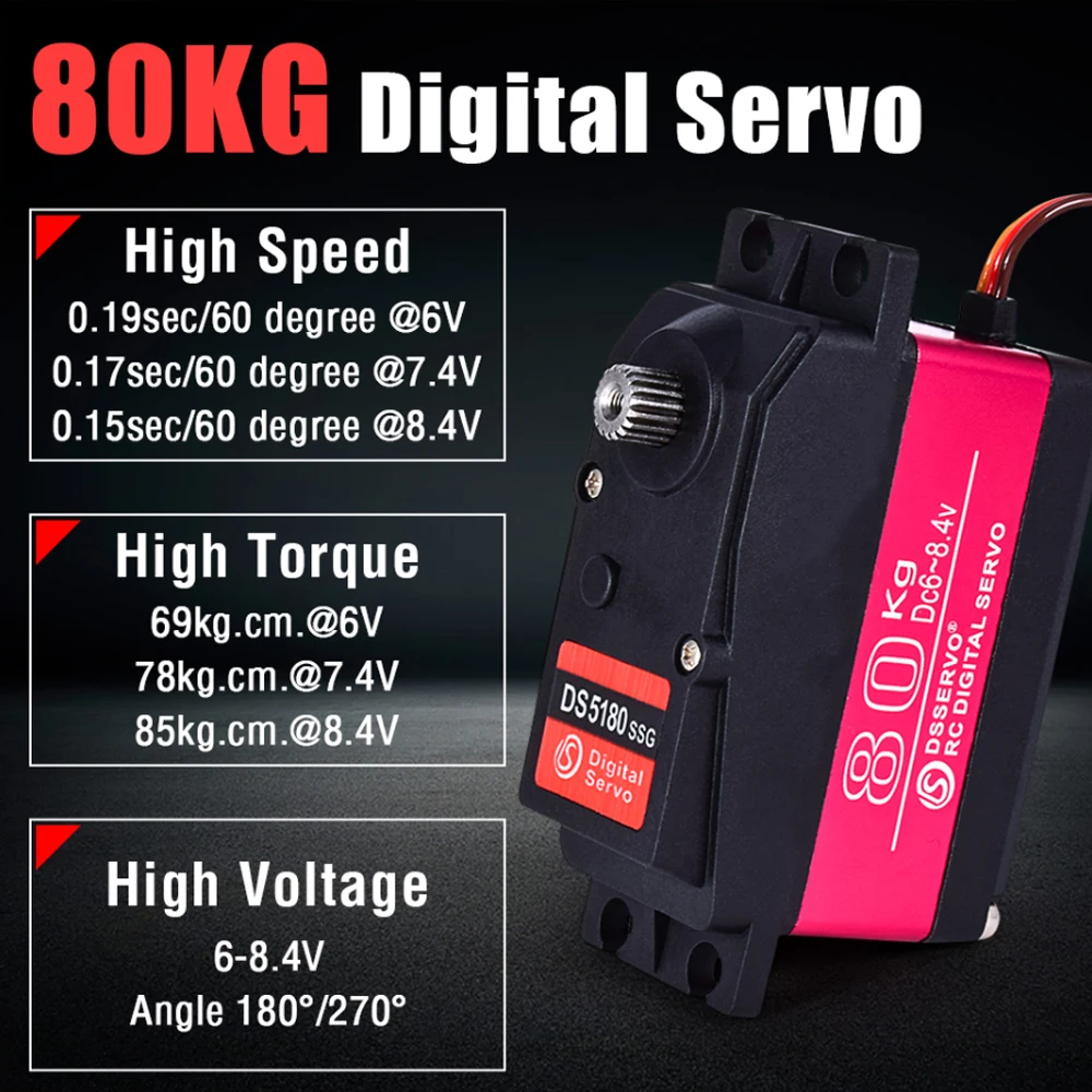 Dsservo à prova d'água ds5180  - Rc Hobby Car avaliação e preço