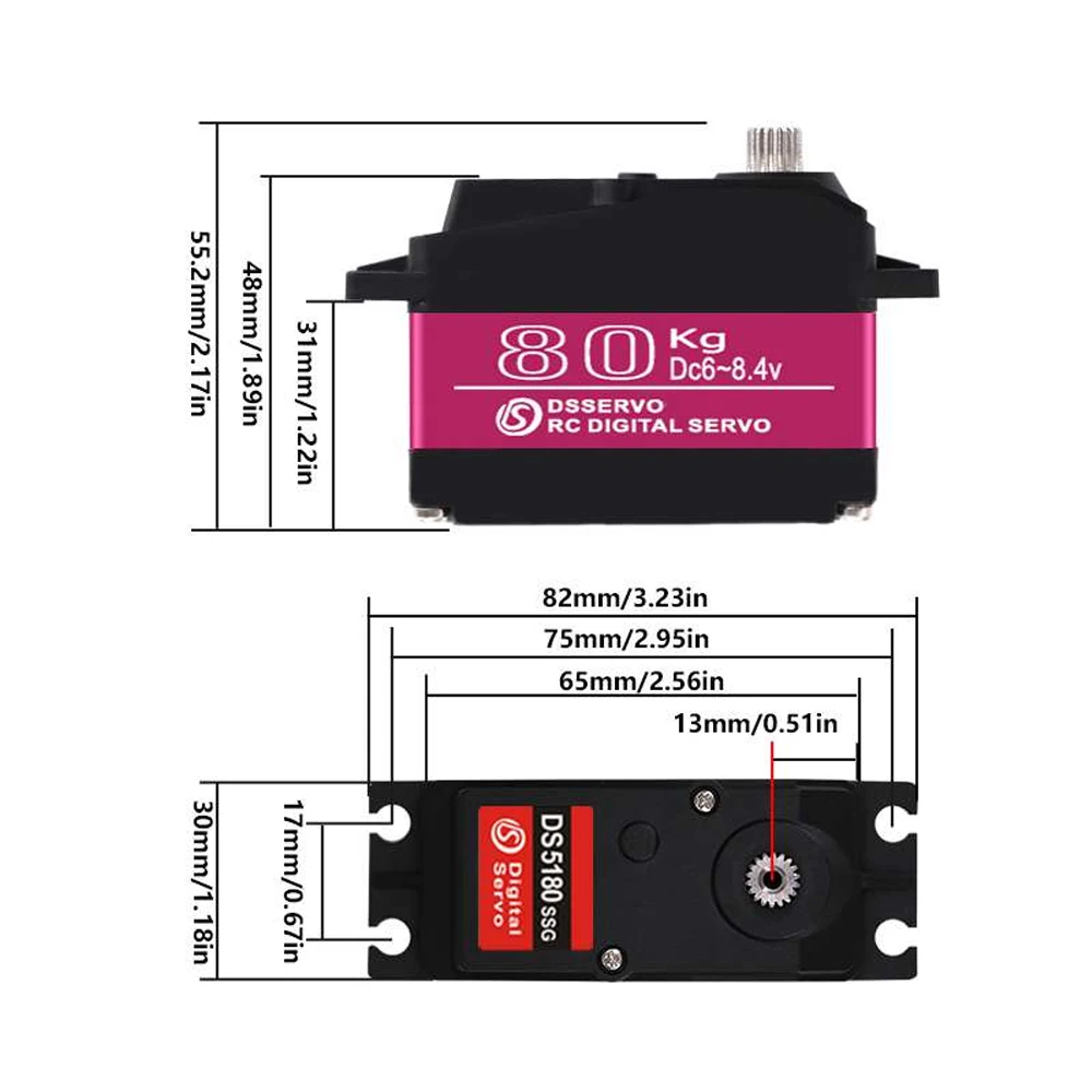 Dsservo à prova d'água ds5180  - Rc Hobby Car avaliação e preço